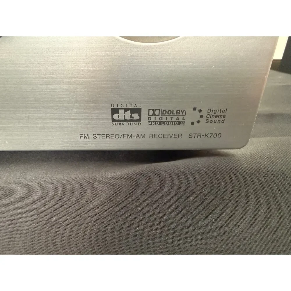 Sony STR-K700 5.1 Channel Home Theater AV Receiver Silver Tested Working